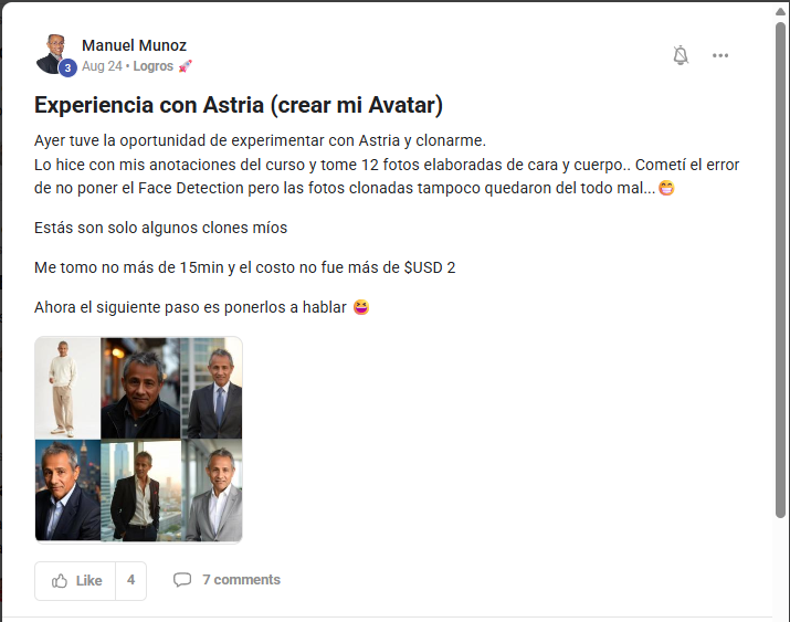 Testimonio comunidad 5