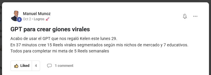 Testimonio comunidad 2