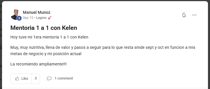Testimonio comunidad 3
